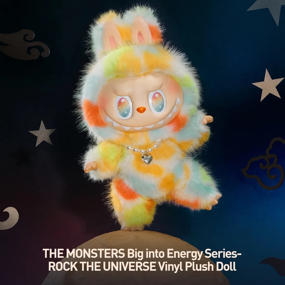 Pop Mart The Monsters Big Into Energy Rock the Universe Labubu BIE Authentic